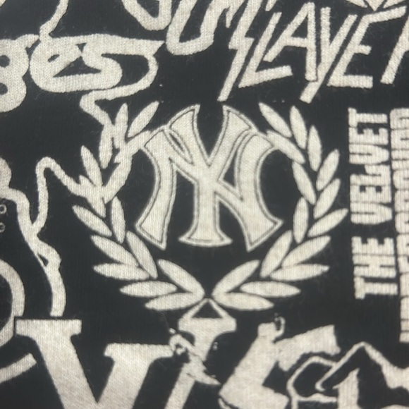 Next level apparel t shirt mens size XL black w/white graphic grunge punk skater - Picture 15 of 16